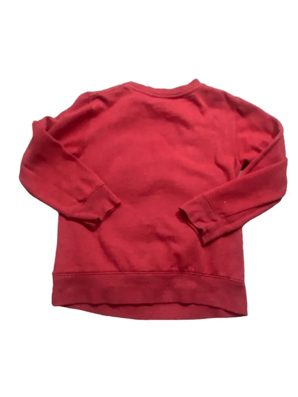 Disney Mickey Mouse And Friends Kids Crew Neck Sweatshirt-Red-Size Small-GUC